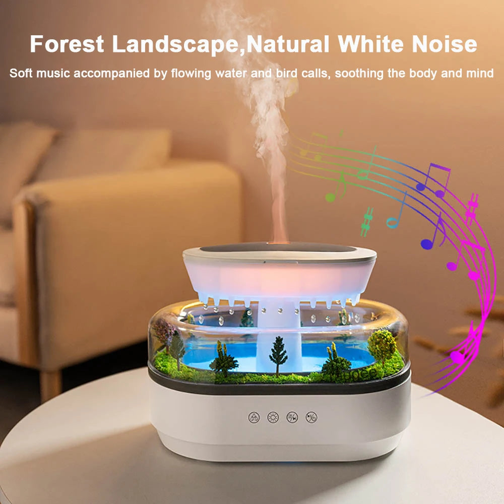 Raindrop Glow – Humidifier & Ambient Light in One