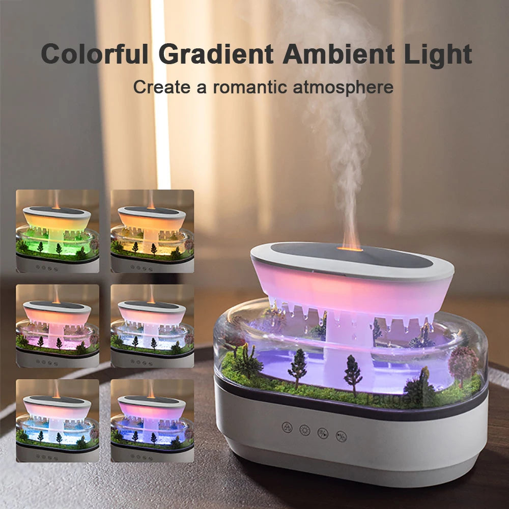 Raindrop Glow – Humidifier & Ambient Light in One