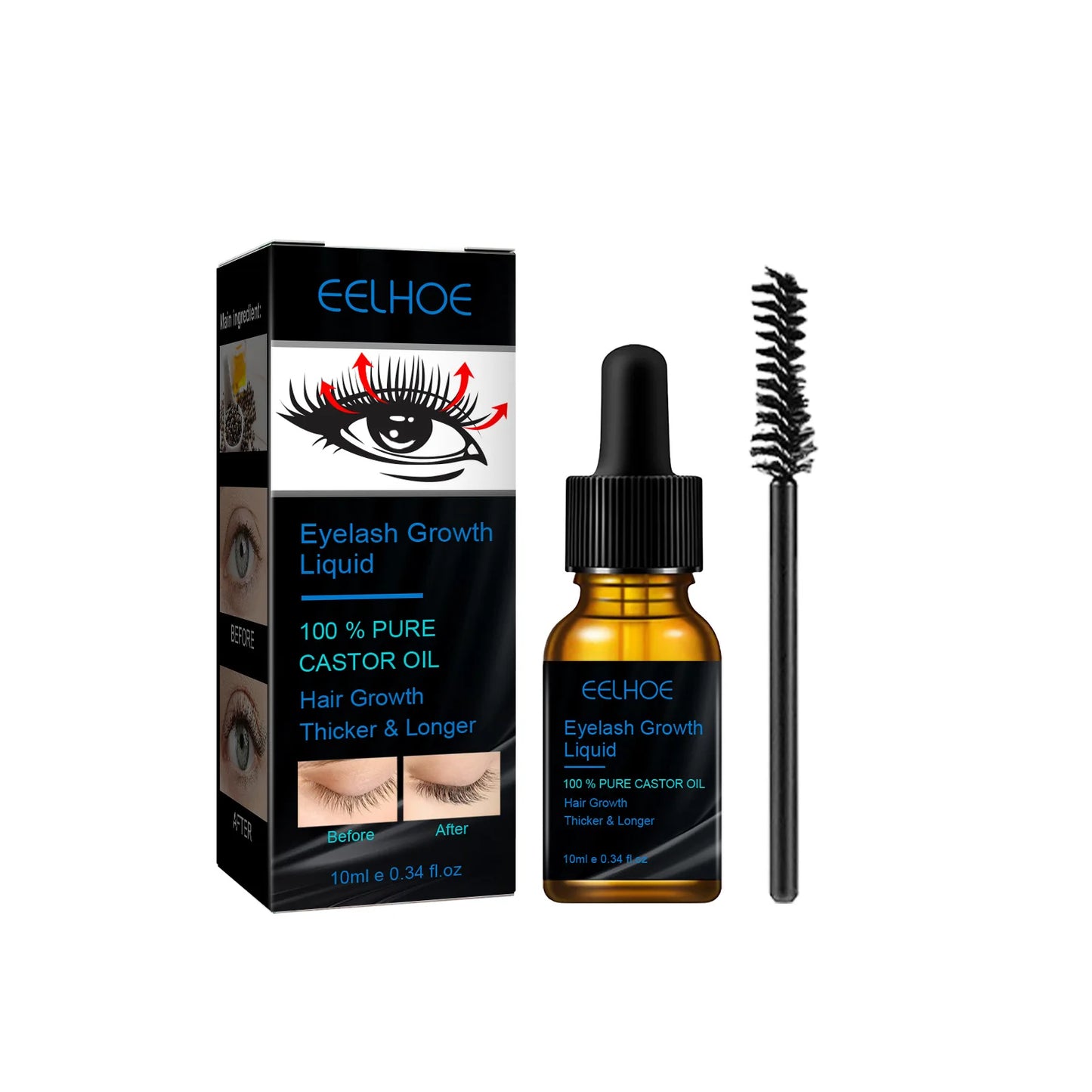 7 Days Fast Eyelash Growth Serum Natural Eyelashes Enhancer Longer Thicker Eyebrows Lift Eye Care Fuller Lashes Products Makeup