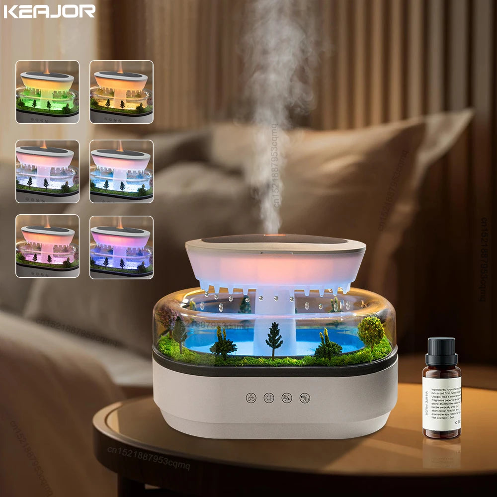 Raindrop Glow – Humidifier & Ambient Light in One