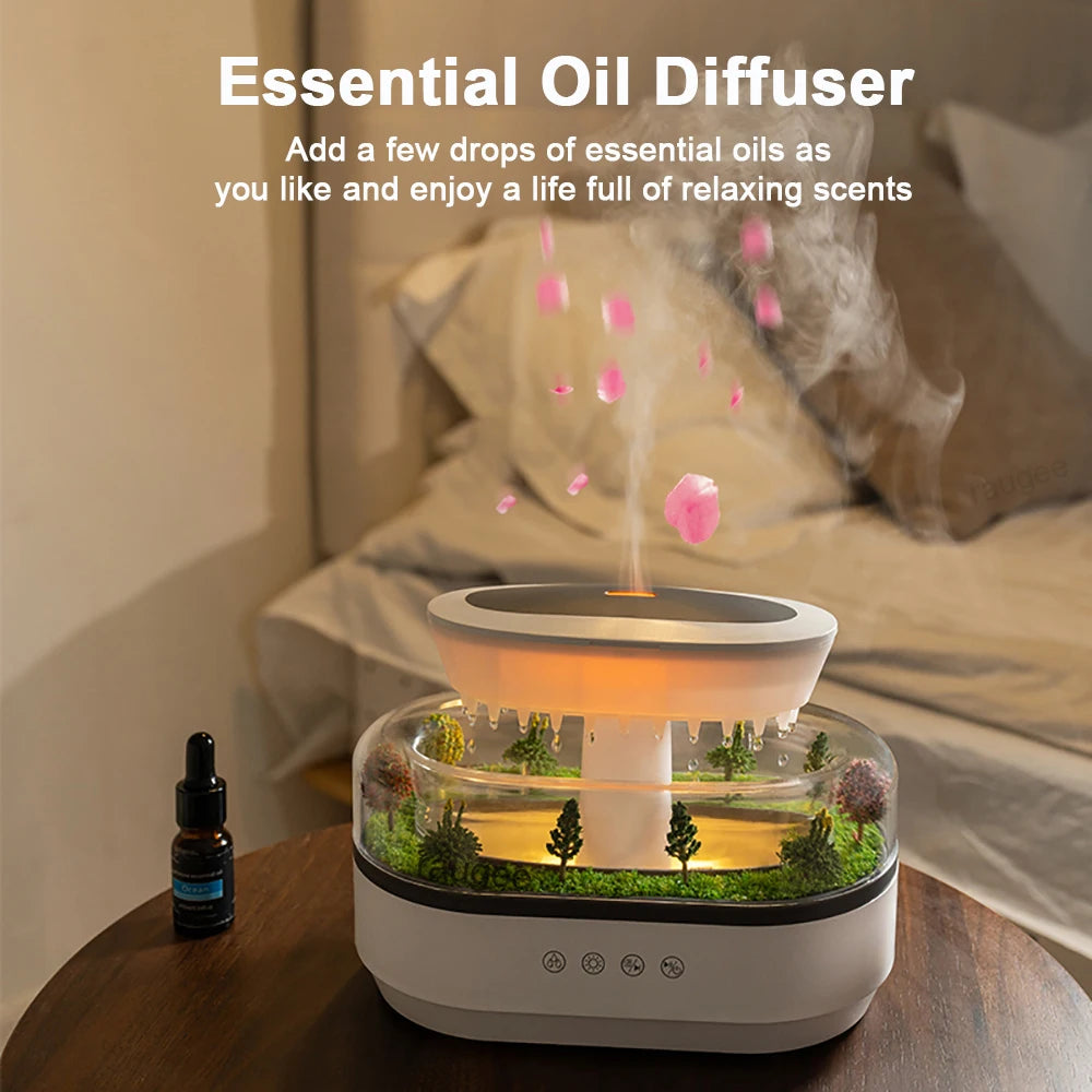 Raindrop Glow – Humidifier & Ambient Light in One