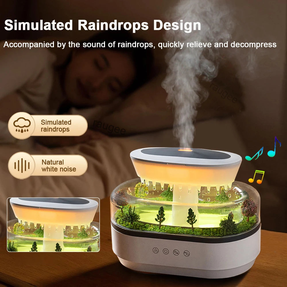 Raindrop Glow – Humidifier & Ambient Light in One